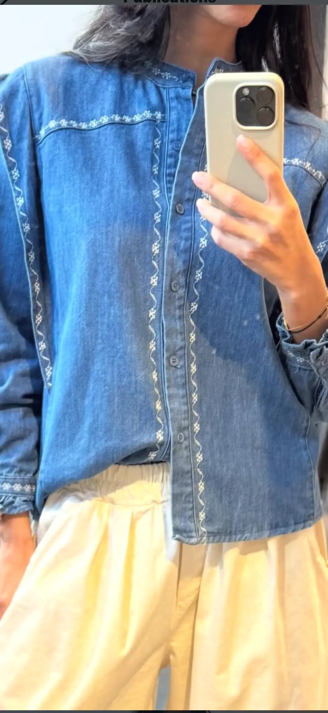 Chemise jeans JOHANNA